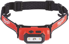 Load image into Gallery viewer, Milwaukee 2111-21 475-Lumen LED Rechargeable Hard Hat Headlamp