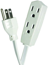 Load image into Gallery viewer, 15 ft. 16/3 Indoor Banana Tap Extension Cord, White (5-Pack)