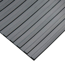 Load image into Gallery viewer, "Wide Rib" Rubber Flooring Mat - 1/8" Thick x 4ft x 10ft - Black Runner Mats