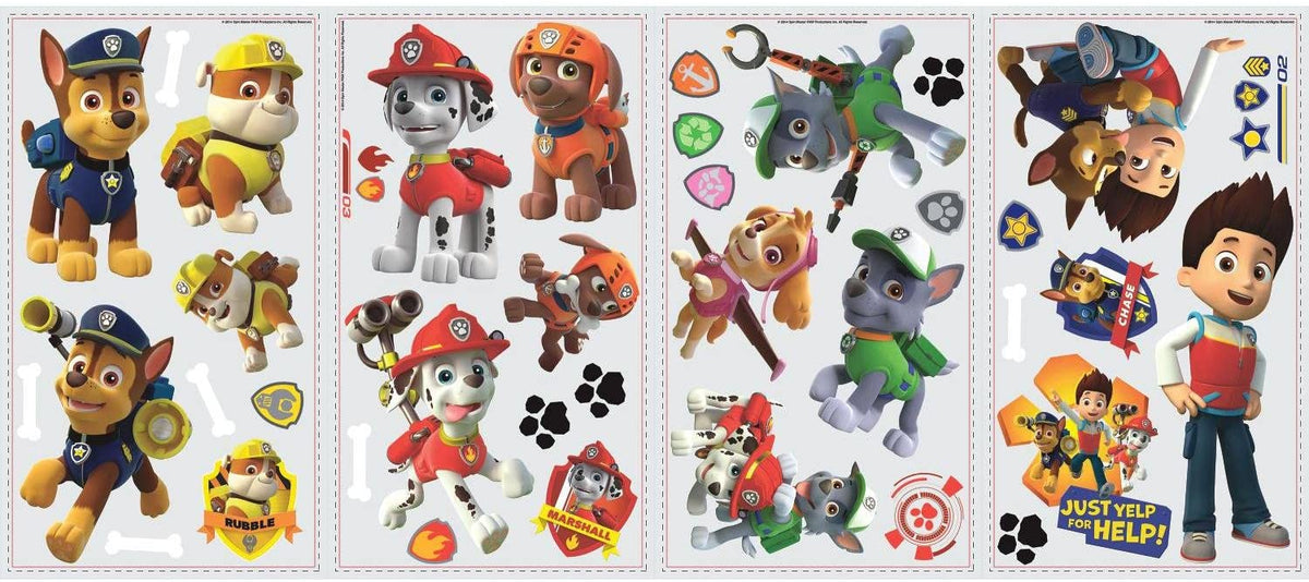 RoomMates Paw Patrol Peel And Stick Wall Decals – STL PRO, Inc.