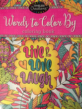 Load image into Gallery viewer, 1 Timeless Creations Words To Color By Live, Love And Laugh 12'' X 12''