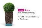 Load image into Gallery viewer, Lineata 11.75 in. x 13 in. Slate Rubber Self-Watering Planter