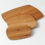 Load image into Gallery viewer, Food Network CookingGreen 3-pc. Bamboo Cutting Board Set