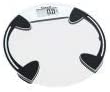 Load image into Gallery viewer, Escali Digital Glass Platform Bathroom Scale, 400lb x 0.2lb/180kg x 0.1kg, Clear, B180RC