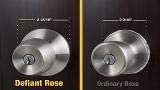 Load image into Gallery viewer, Naples Satin Nickel Bed/Bath Privacy Door Lever