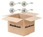 Load image into Gallery viewer, Kwikset Balboa Satin Nickel Passage Lever (4-Pack)
