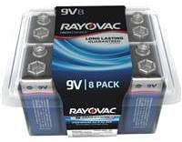 Load image into Gallery viewer, RAYOVAC A1604-8PPF Alkaline Batteries Reclosable Pro Pack (9V, 8 pk)