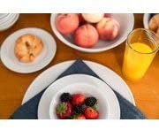 Load image into Gallery viewer, Nova White Round 62-Piece Dinnerware Set, Service for 6