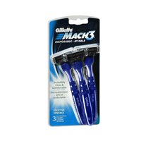Gillette MACH3 Smooth Shave Disposable Razors - 3 ct, Pack of 5