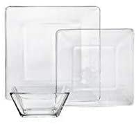Load image into Gallery viewer, NEW 12-Piece Square Glass Dinnerware Set
