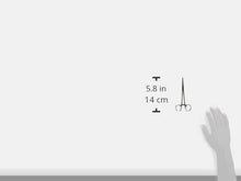 Load image into Gallery viewer, Briggs Precision Kelly Forceps Locking Tweezers Clamp, Silver, Curved, 5-1/2 Inch