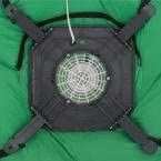 Load image into Gallery viewer, Home Accents Christmas Decoration Animated Inflatable Kaleidoscope Dragon with Santa Hat 12 ft.