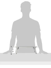 Load image into Gallery viewer, Trademark Innovations 15.7" Compact Folding Beach and Camping Aluminum Table