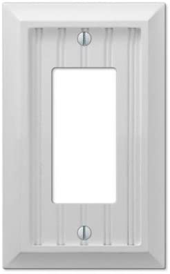 Hampton Bay Cottage 1 Decora Wall Plate - White