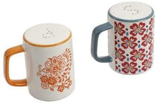 Load image into Gallery viewer, The Pioneer Woman Flea Market Turquoise Spoon Rest &amp; Salt And Pepper Set