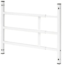 Load image into Gallery viewer, Defender Security S 4756 FIXED Window Guard, 31 in. - 54 in. x 15-1/4 in., Steel, White, 3-Bar, NON-EGRESS