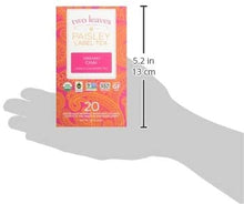 Load image into Gallery viewer, TWO LEAVES AND A BUD Paisley Organic Chai Tea 20 Bag, 0.02 Pound
