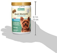 Load image into Gallery viewer, NaturVet Quiet Moments Calming Aid Plus Melatonin 180 Soft Chews 13.9OZ