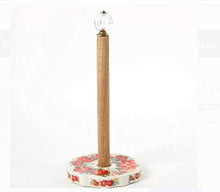 Load image into Gallery viewer, The Pioneer Woman Vintage Paper Towel Holder w/ Rose Shadow Spoon Rest