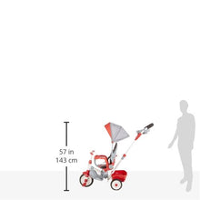 Load image into Gallery viewer, Little Tikes 5-in-1 Deluxe Ride &amp; Relax, Reclining Trike - Red