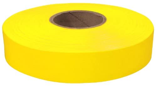 Empire Level 77-064 Flagging Tape, Yellow, 600-Feet by 1-Inch