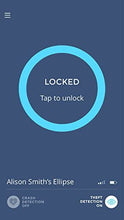 Load image into Gallery viewer, Lattis Ellipse Keyless Smart Solar Bike Lock with Theft Detection, Blue