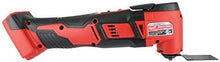 Load image into Gallery viewer, Milwaukee 2626-20 M18 18V Lithium Ion Cordless 18,000 OPM Orbiting Multi Tool with Woodcutting Blades and Sanding Pad with Sheets Included (Battery Not Included, Power Tool Only)