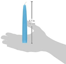 Load image into Gallery viewer, Zest Candle 12-Piece Taper Candles, 6-Inch, Turquoise