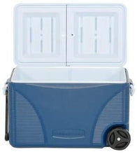 Load image into Gallery viewer, Rubbermaid DuraChill Wheeled 5-Day Cooler, 75 Quarts, Blue 1836574