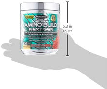 Load image into Gallery viewer, BCAA Amino Acids + Electrolyte Powder | MuscleTech Amino Build | 7g of BCAAs + Electrolytes | Support Muscle Recovery, Build Lean Muscle &amp; Boost Endurance | Watermelon (30 Servings)