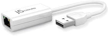 Load image into Gallery viewer, j5create JUE125 USB 2.0 Ethernet Adapter for Windows RT