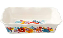 Load image into Gallery viewer, The Pioneer Woman Flea Market Decorated 9" Ruffle Top Pie Plate and 2.3 Quart Ruffle Top Bakeware