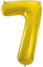 Load image into Gallery viewer, 34&quot; Foil Gold Number 0 Balloon