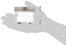 Load image into Gallery viewer, Jarden Kerr Wide Mouth Half-Pint Glass Mason Jars 8-Ounces with Lids and Bands 12-Count per Case (1-Case)