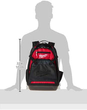 Load image into Gallery viewer, Milwaukee 48-22-8200 1680 Denier 35 Pocket Jobsite Backpack w/ Laptop Sleeve and Molded Plastic Base