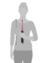 Load image into Gallery viewer, REMINGTON Pro ½”-1” Pearl Ceramic Conical Curling Wand, Digital Controls + 10 Heat Settings, Black/Pink, CI95AC4
