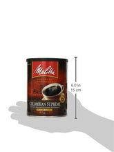 Load image into Gallery viewer, Melitta Colombian Supreme Coffee, Medium Roast, Extra Fine Grind, 11 Ounce Can