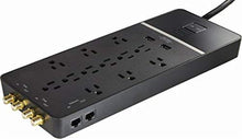 Load image into Gallery viewer, Rocketfish - 12-Outlet/2-USB Surge Protector Strip - Black