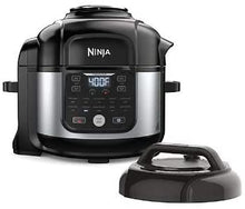 Load image into Gallery viewer, Ninja Foodi 6.5qt Pro 11-in-1 FD302 Sous Vide, Pressure Cooker, Air Fryer/Crisper, Dehydrate, Slow Cook, Steam, Make Yogurt, Bake/Roast, Sear/Sauté, and Keep Foods Warm Inside the Pot, with a Stainless Finish PLUS 2 Accessories