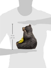 Load image into Gallery viewer, Alpine Solar Bear with Sunflower Statuary, 10 Inch Tall