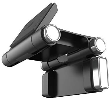 Bracketron Roadtripper Magnetic Airplane Travel Mount for Smartphones Tablets iPad Android Samsung Galaxy Tab S4 S3 Microsoft Surface Pro Asus ZenPad 3S 10 Lenovo IdeaPad Huawei Amazon Fire BT1-935-2