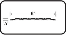 Load image into Gallery viewer, Commercial 6&quot; Wide Low Fluted Top Aluminum Door Threshold - #99069