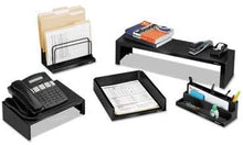 Load image into Gallery viewer, Designer Suites Desktop Organizer, 11 1/8 x 5 x 3 7/8, Black Pearl