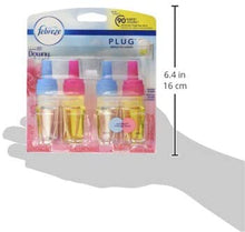 Load image into Gallery viewer, Febreze Noticeable with Downy April Fresh Scent Dual Oil Refill Air Freshener, 2 ct