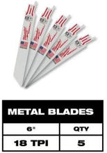 Load image into Gallery viewer, Milwaukee 49-22-1110 U 10 pc Sawzall Blade Kit with Case + 10 Free Blades