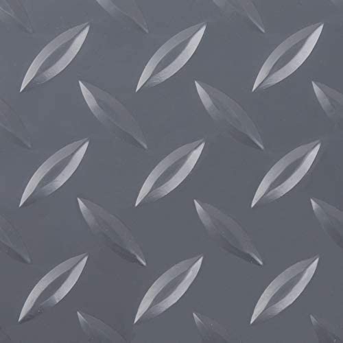 G-Floor Diamond Tread 5'x10' Garage Floor Mat in Slate Grey