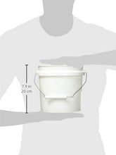 Load image into Gallery viewer, Leaktite White Plastic Pail Paint Pail