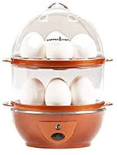 Load image into Gallery viewer, Copper Chef Want The Secret to Making Perfect Eggs &amp; More C Electric Cooker Set-7 or 14 Capacity. Hard Boiled, Poached, Scrambled Eggs, or Omelets Automatic Shut Off, 7.5 x 6.7 x 7.5 inches