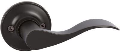 Delaney Hardware BN5054R Callan Lever, Black