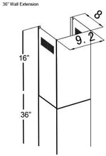 Load image into Gallery viewer, Z Line 1PCEXT-KB/KL2/KL3-1PC-EXT for KB/KL2/KL3 Model Wall Range Hood